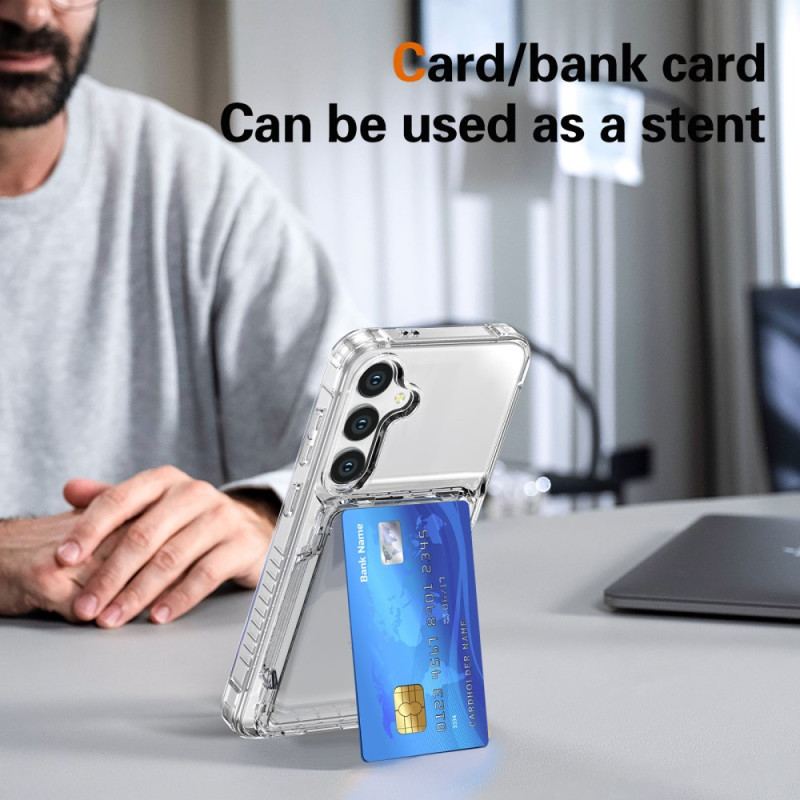 Skal Samsung Galaxy S26 Plus Transparent Korthållare Och Stativ