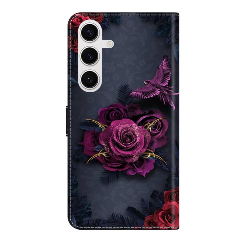 Skyddsfodral Samsung Galaxy S26 Plus Lysande Lila Blommor
