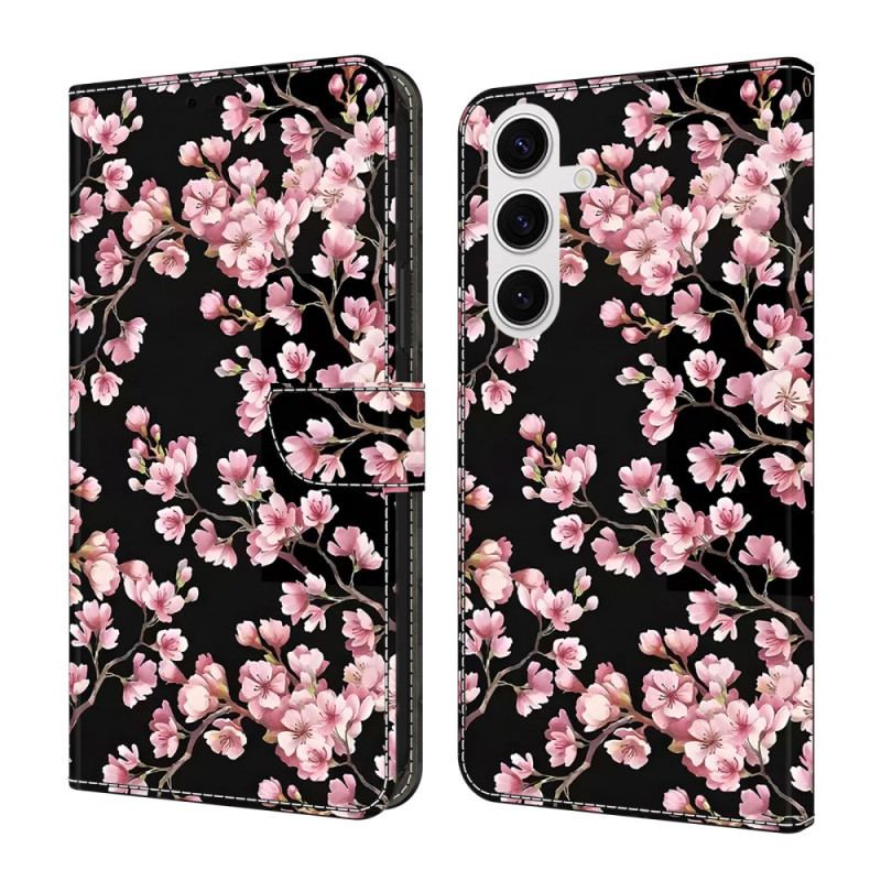 Skyddsfodral Samsung Galaxy S26 Plus Persikoblommor
