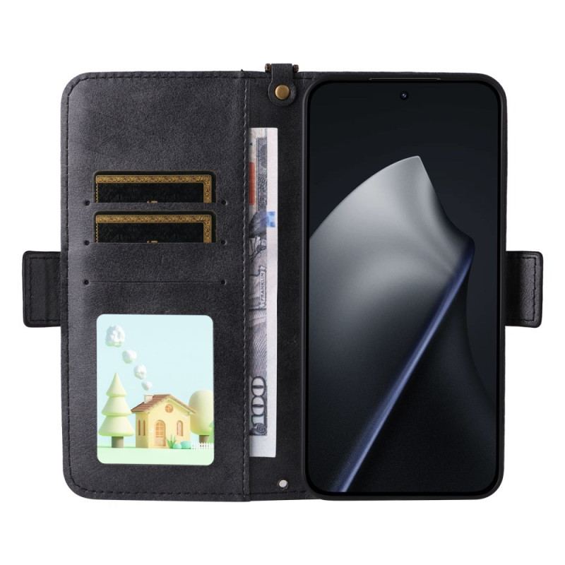 Fodral För Xiaomi 15t Vintage Med Axelrem