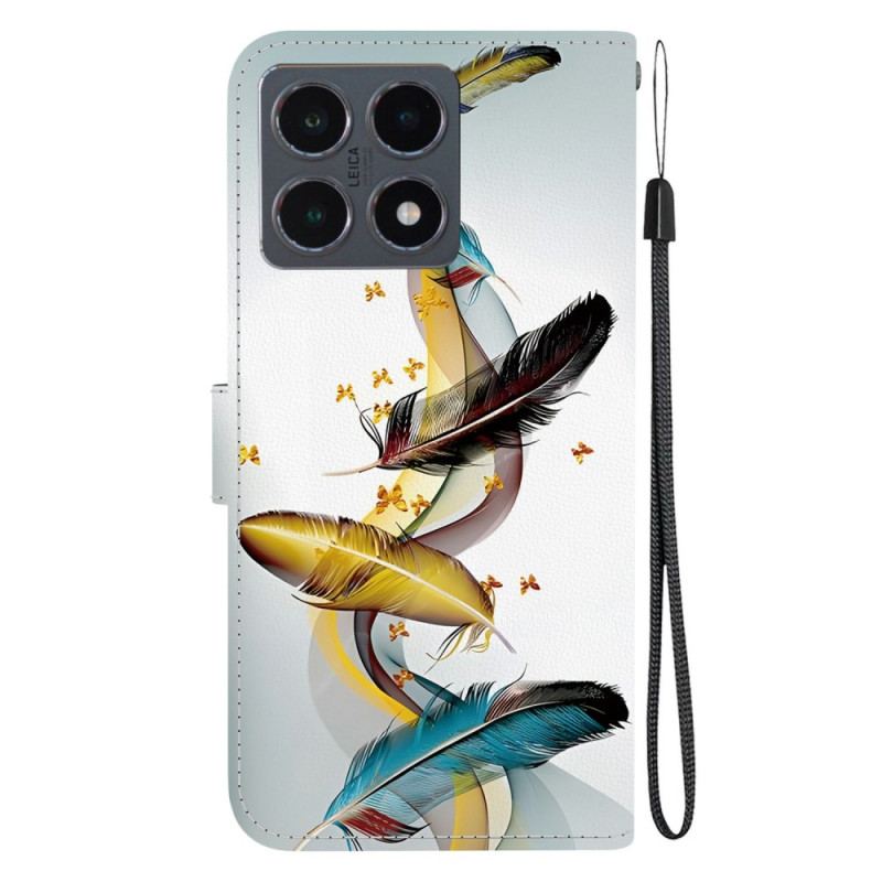 Fodral Xiaomi 15t Guldblad