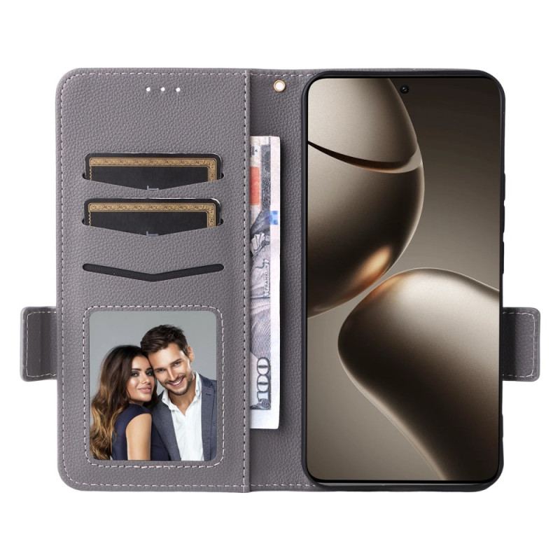 Fodral Xiaomi 15t Konstläder Med Rem