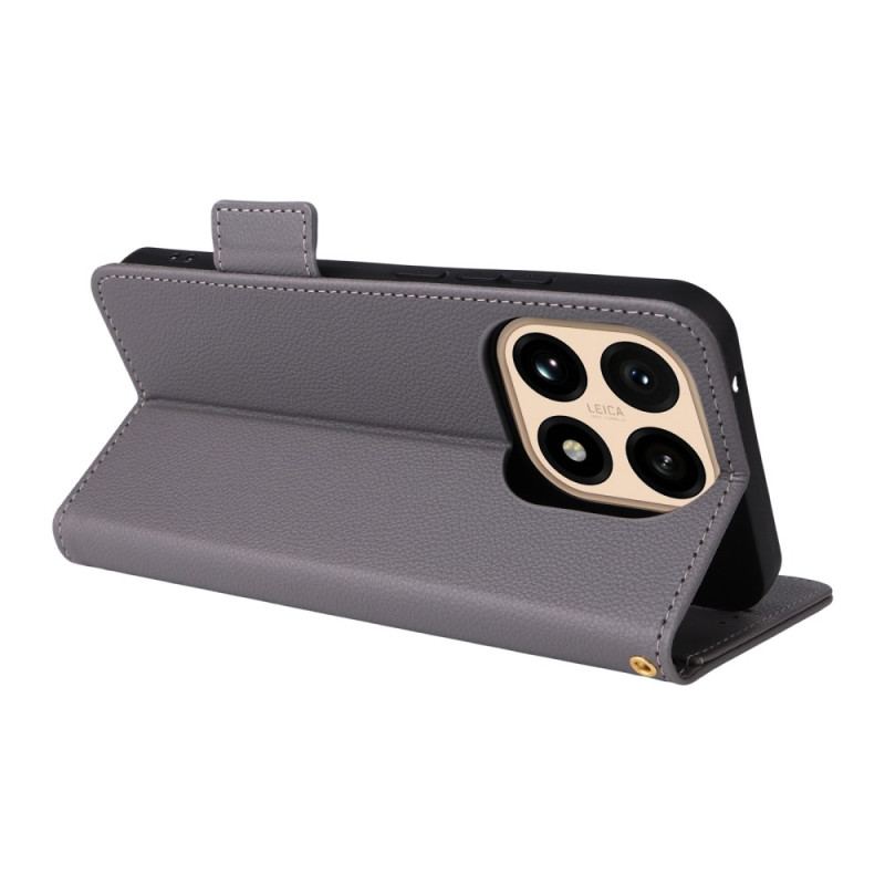 Fodral Xiaomi 15t Konstläder Med Rem