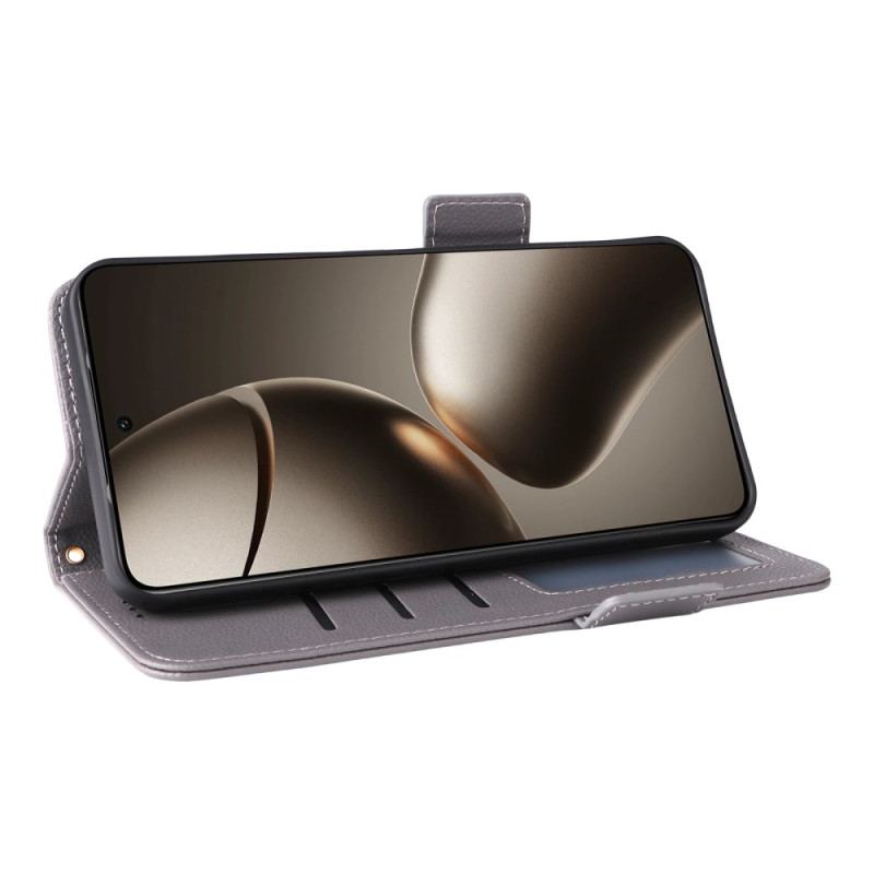 Fodral Xiaomi 15t Konstläder Med Rem