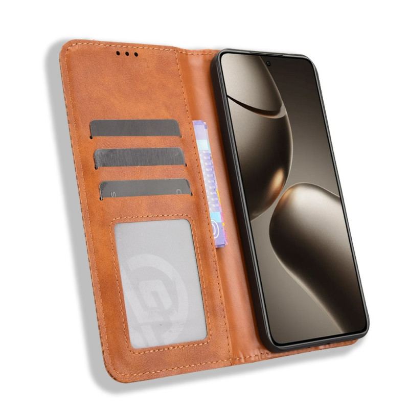 Folio-fodral För Xiaomi 15t Vintage-detaljer