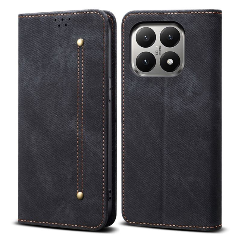 Folio-fodral Xiaomi 15t Denimtyg