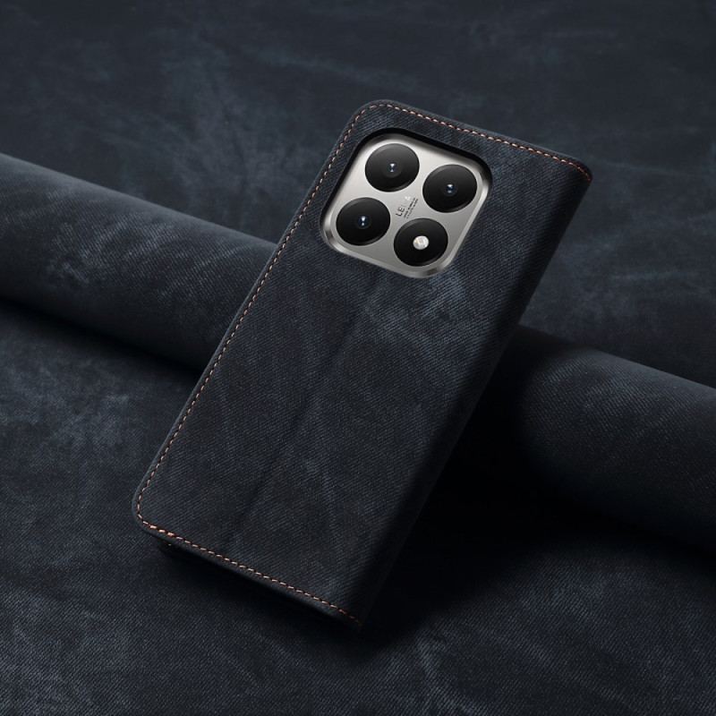 Folio-fodral Xiaomi 15t Denimtyg