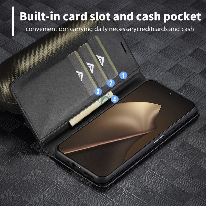 Folio-fodral Xiaomi 15t Kolfiber