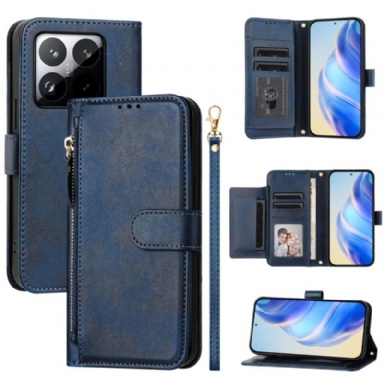 Läderfodral Xiaomi 15t Telefonfodral Komplett Plånbok