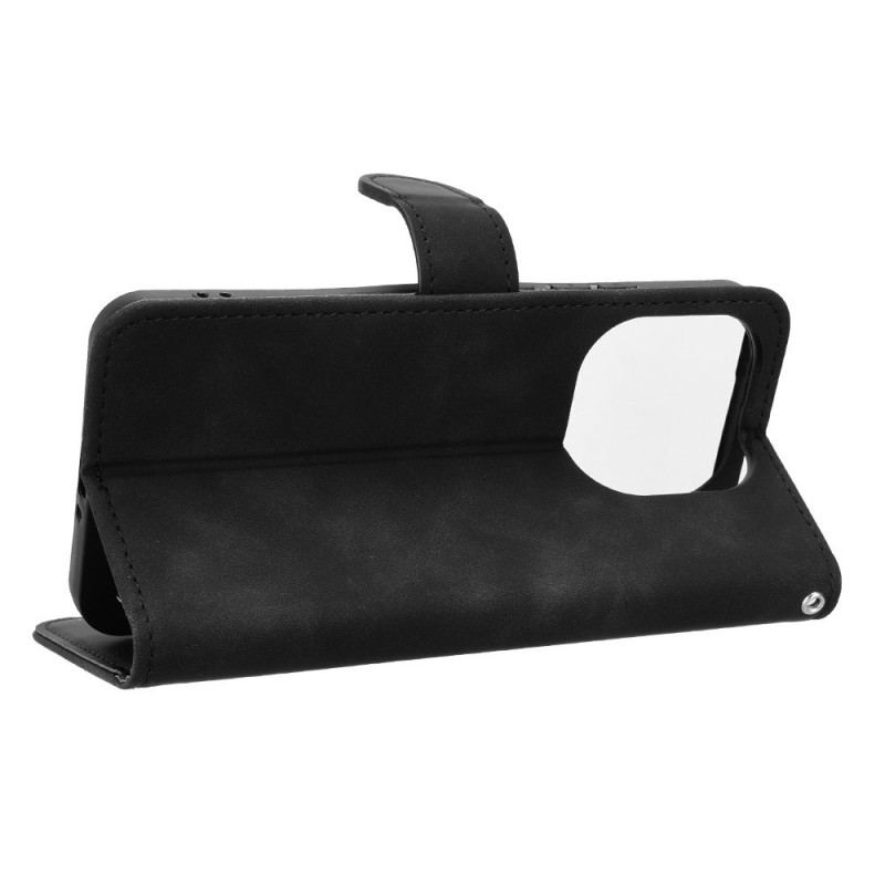 Läderfodral Xiaomi 15t Telefonfodral Mocka Effekt