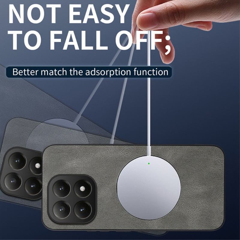 Skal För Xiaomi 15t Magsafe Lädereffekt
