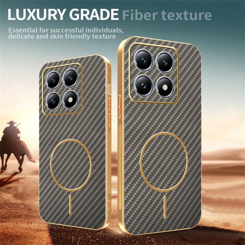 Skal Xiaomi 15t Telefonfodral Kolfiberstruktur