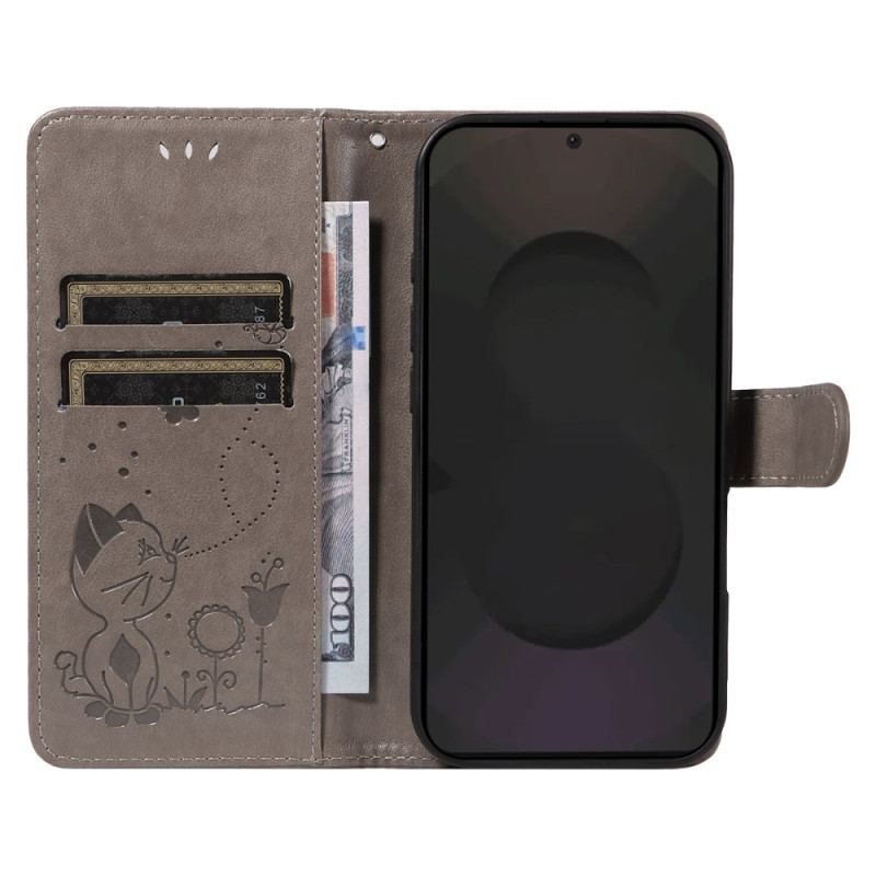 Fodral För Samsung Galaxy S25 Fe Katt Och Bi