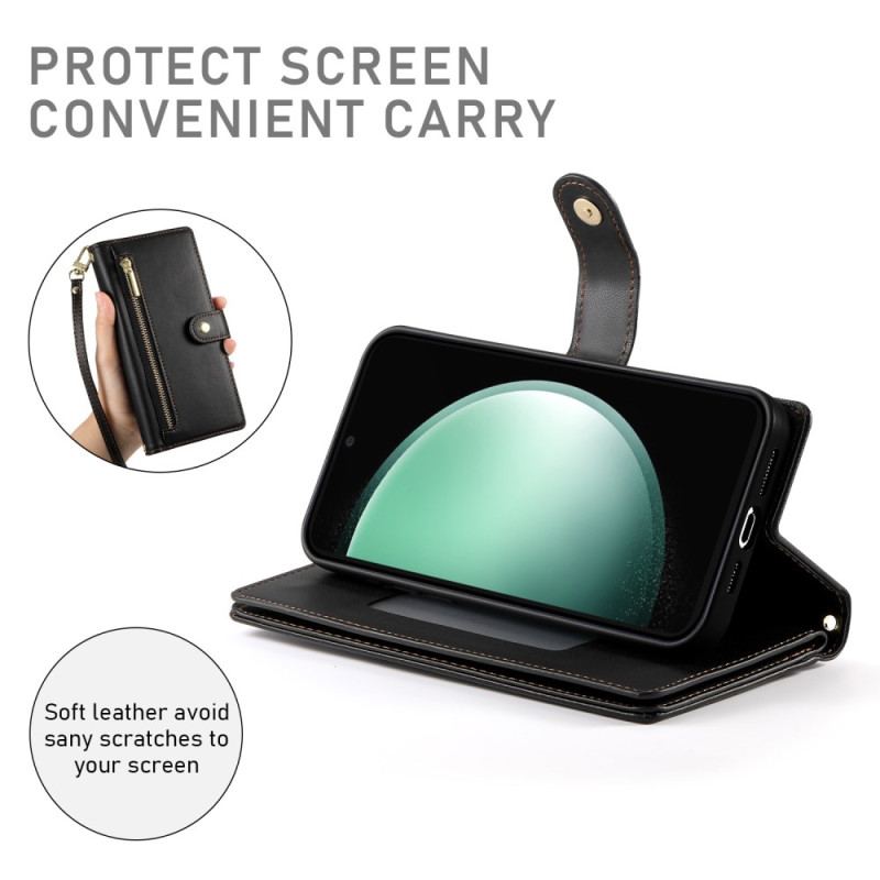 Fodral För Samsung Galaxy S25 Fe Plånbok Och Remmar