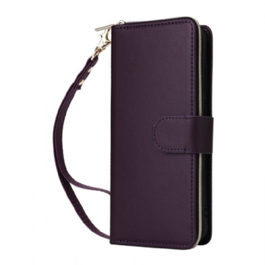 Fodral Samsung Galaxy S25 Fe Konstläder Med Rem