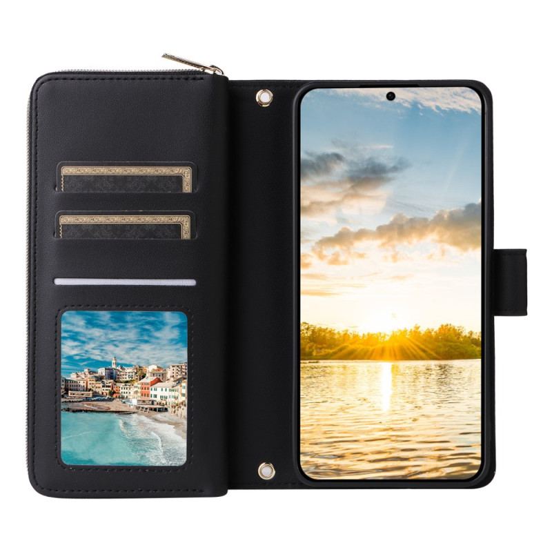 Fodral Samsung Galaxy S25 Fe Konstläder Med Rem