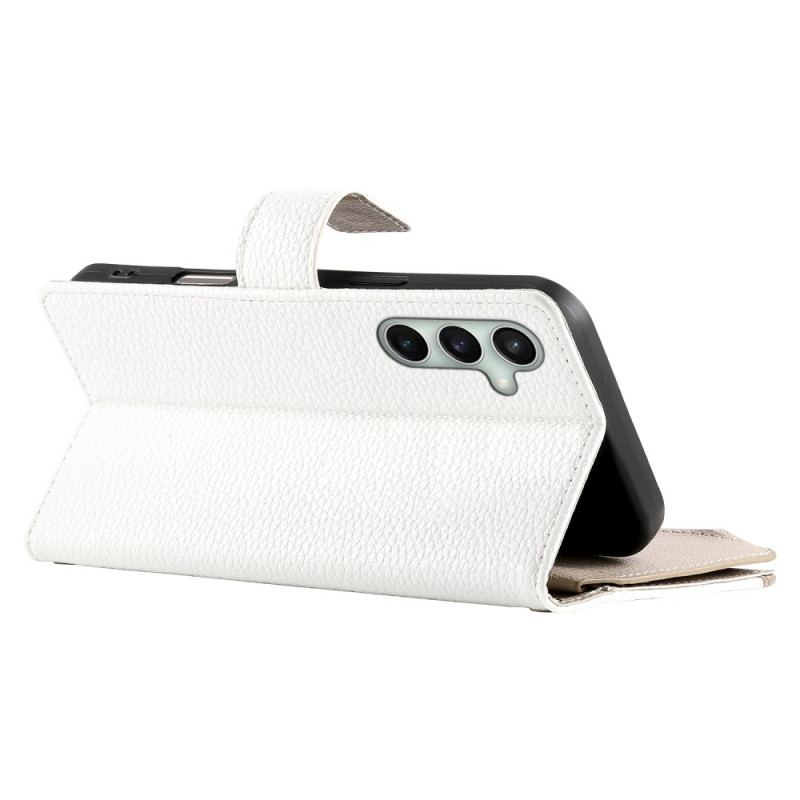 Fodral Samsung Galaxy S25 Fe Läderplånbok Med Dragkedja Och Remmar