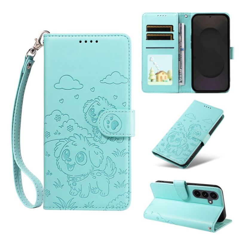 Fodral Samsung Galaxy S25 Fe Rfid-blockering Och Hundmönster