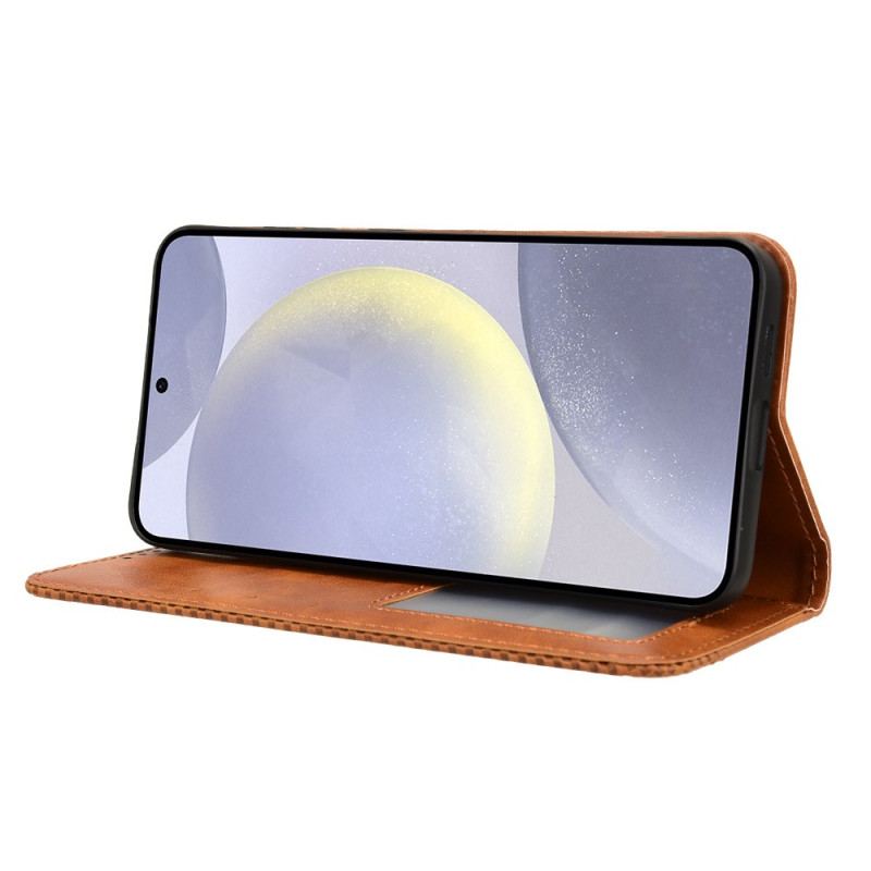 Folio-fodral Samsung Galaxy S25 Fe Telefonfodral Vintagekant