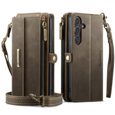 Läderfodral Samsung Galaxy S25 Fe Telefonfodral Caseme-plånbok