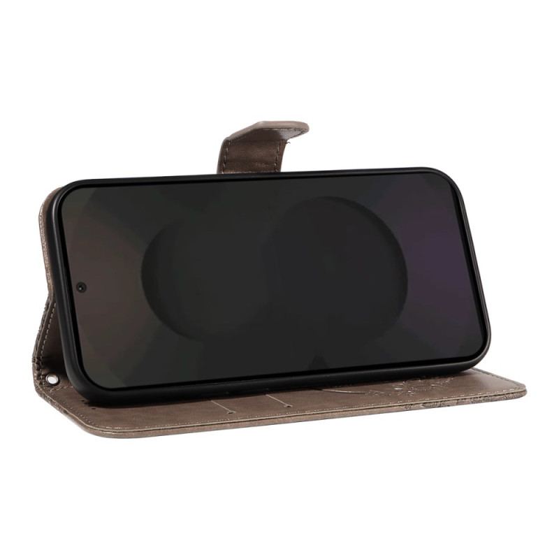 Läderfodral Samsung Galaxy S25 Fe Telefonfodral Grafisk Fjäril