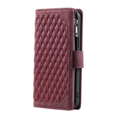 Läderfodral Samsung Galaxy S25 Fe Telefonfodral Quiltad