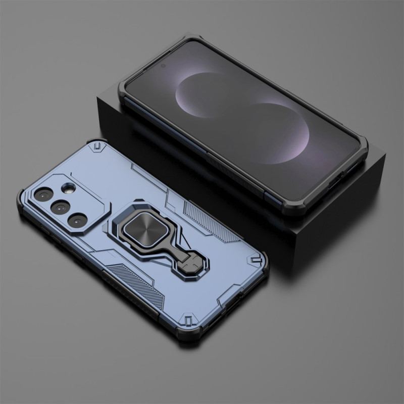 Skal För Samsung Galaxy S25 Fe Inbyggt 360-graders Stativ