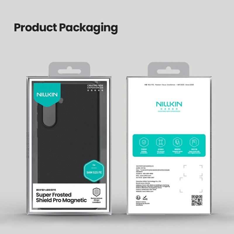 Skal För Samsung Galaxy S25 Fe Kompatibel Med Magsafe Frosted Shield Pro Nillkin
