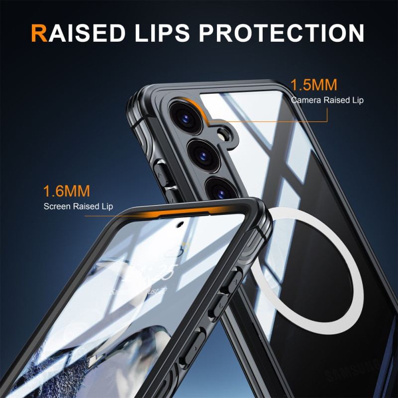 Skal För Samsung Galaxy S25 Fe Magnetisk Med Skärmskydd