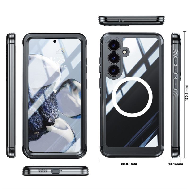 Skal För Samsung Galaxy S25 Fe Magnetisk Med Skärmskydd