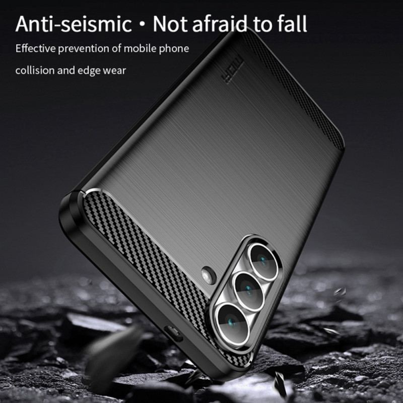 Skal Samsung Galaxy S25 Fe Borstad Kolfiber