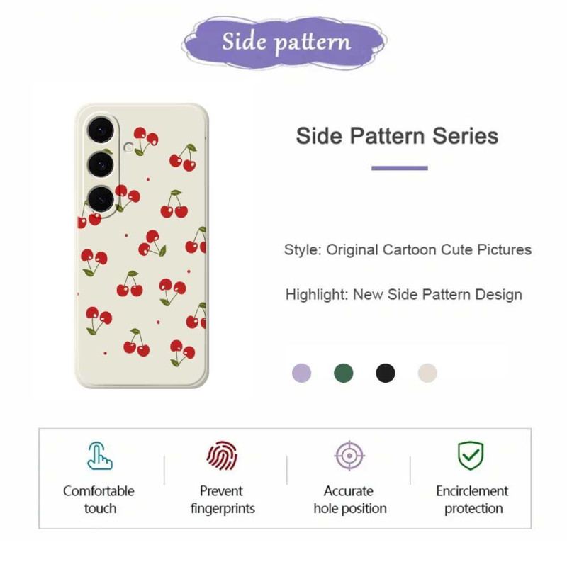 Skal Samsung Galaxy S25 Fe Körsbärssilikon