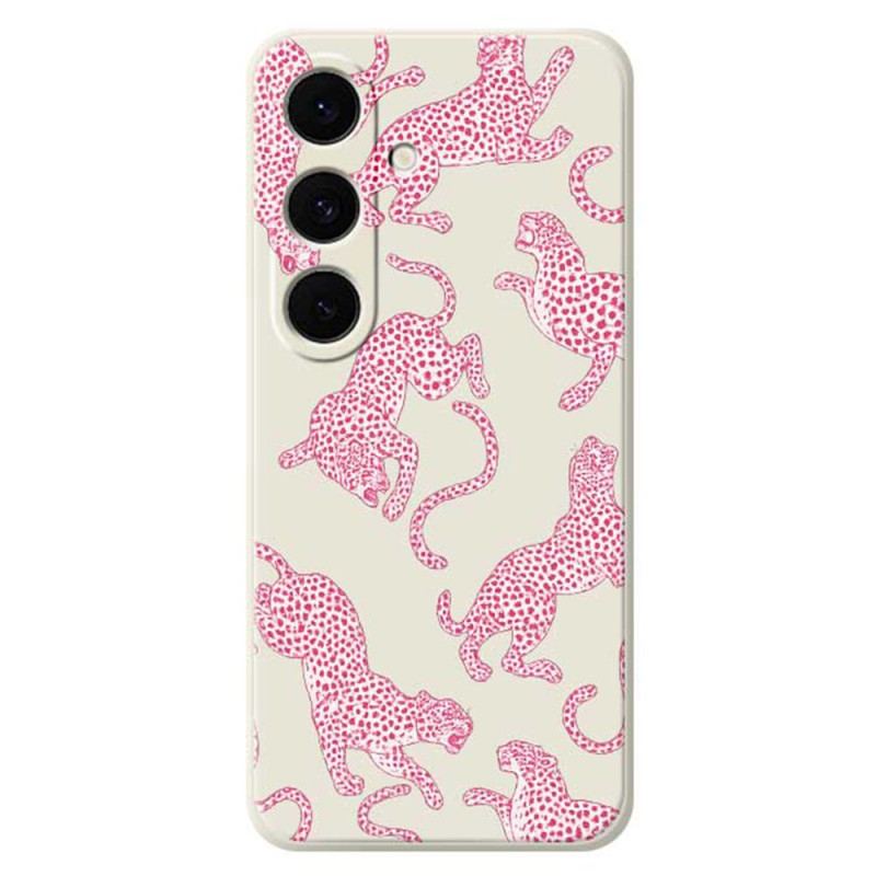 Skal Samsung Galaxy S25 Fe Rosa Leopard Silikon