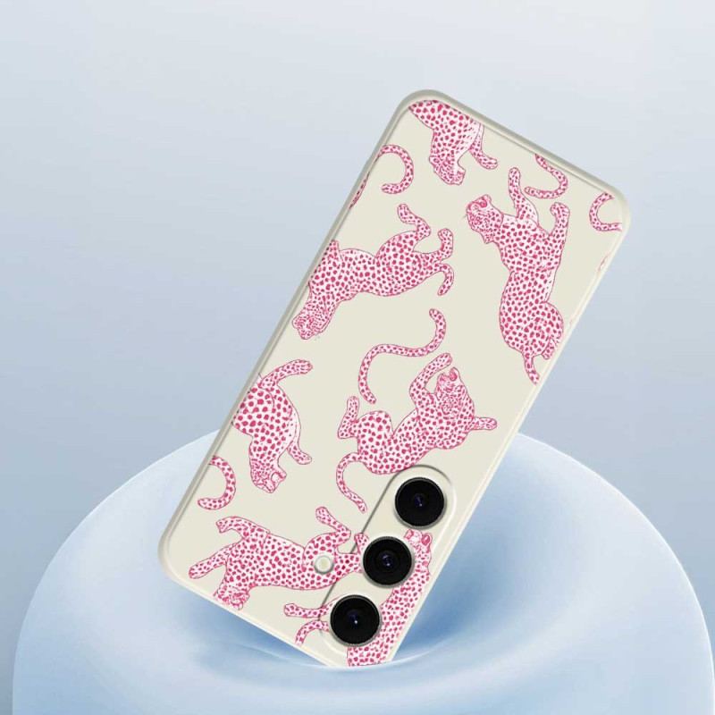 Skal Samsung Galaxy S25 Fe Rosa Leopard Silikon