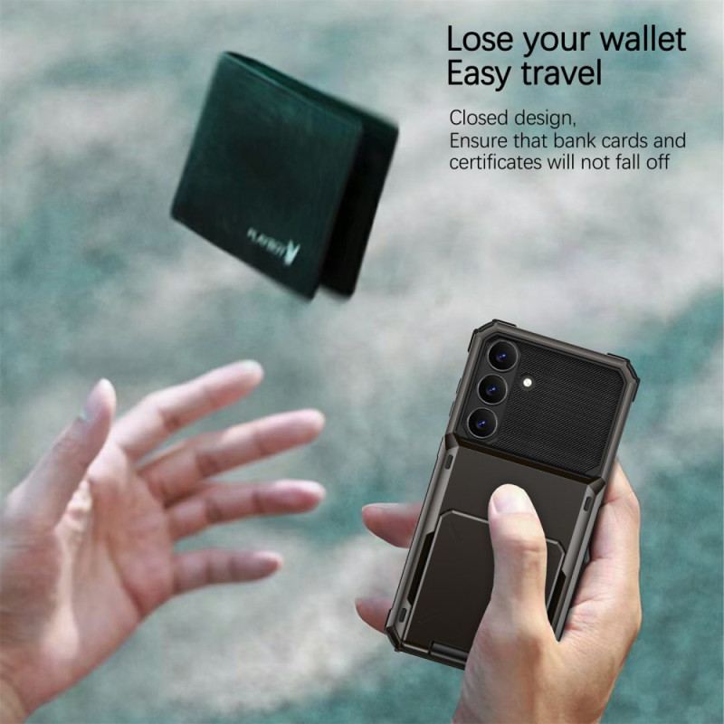 Skal Samsung Galaxy S25 Fe Telefonfodral Flip-korthållare