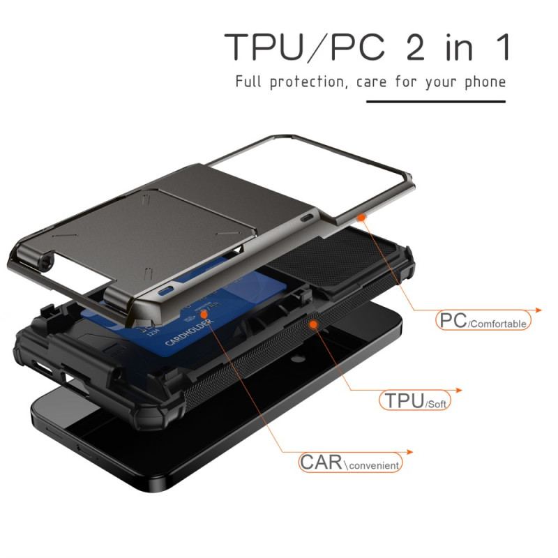Skal Samsung Galaxy S25 Fe Telefonfodral Flip-korthållare