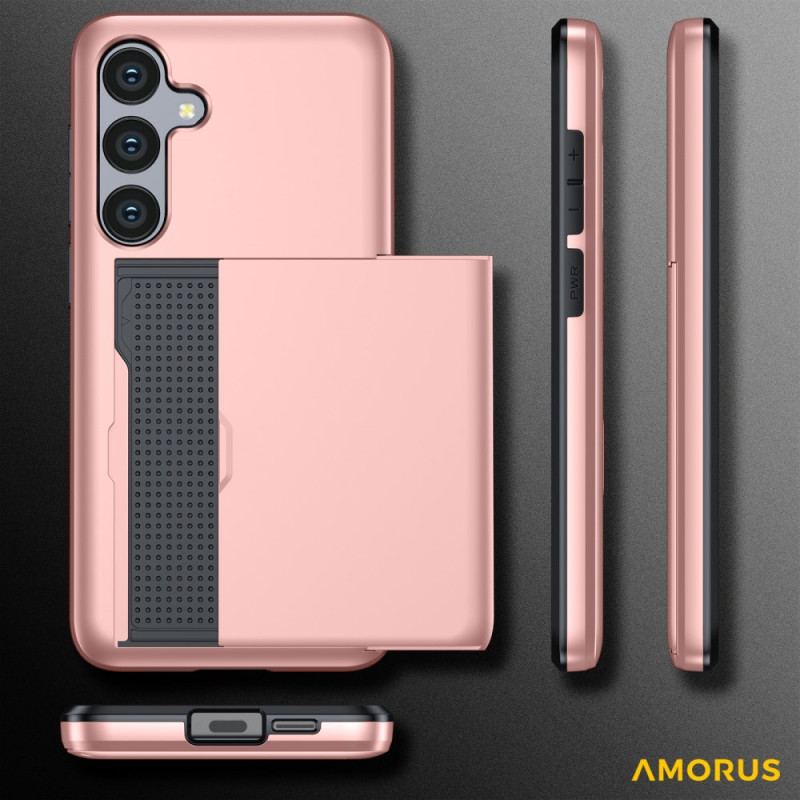 Skal Samsung Galaxy S25 Fe Telefonfodral Skjutbart Korthållare