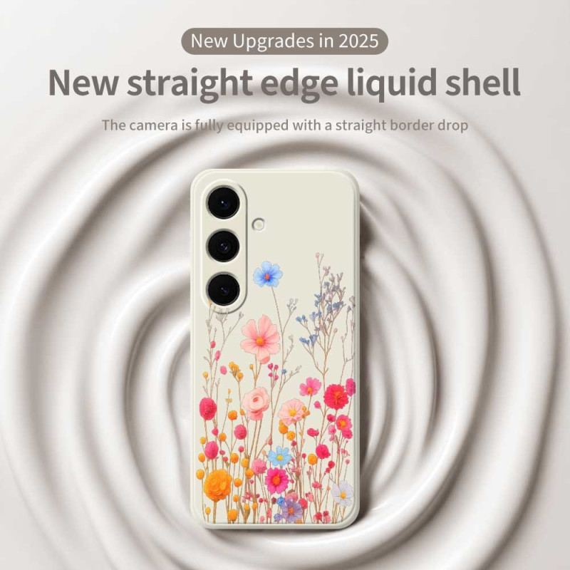 Skal Samsung Galaxy S25 Fe Vildblommig Silikon