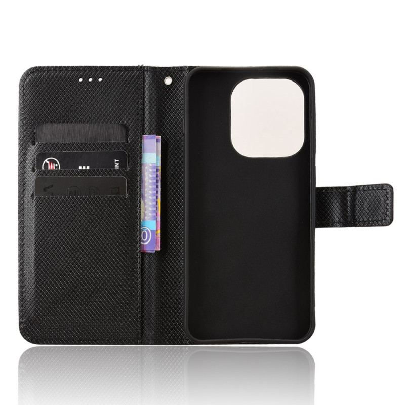 Fodral Oppo Find X9 5g Diamantstruktur