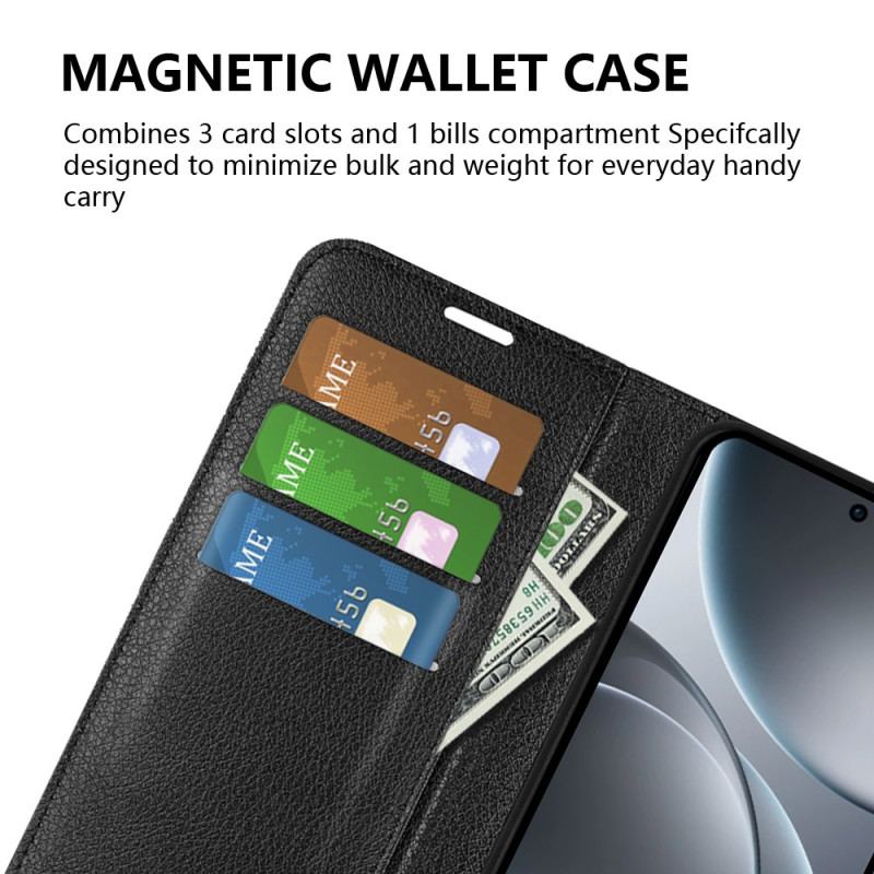 Fodral Oppo Find X9 5g Konstläder I Litchi