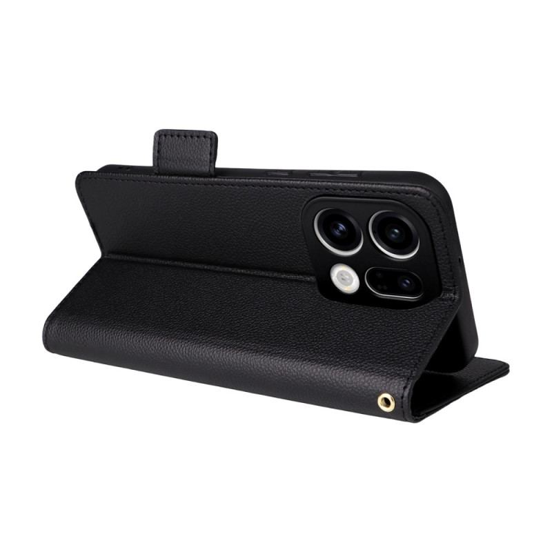 Fodral Oppo Find X9 5g Konstläder Med Rem