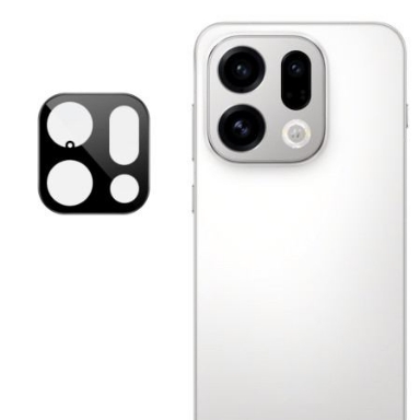 Linsskydd I Härdat Glas För Oppo Find X9 5g (svart Version)