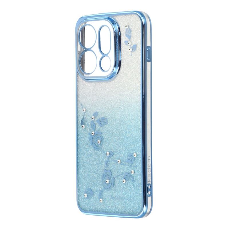 Skal För Oppo Find X9 5g Kadem Blommor Och Strassremmar