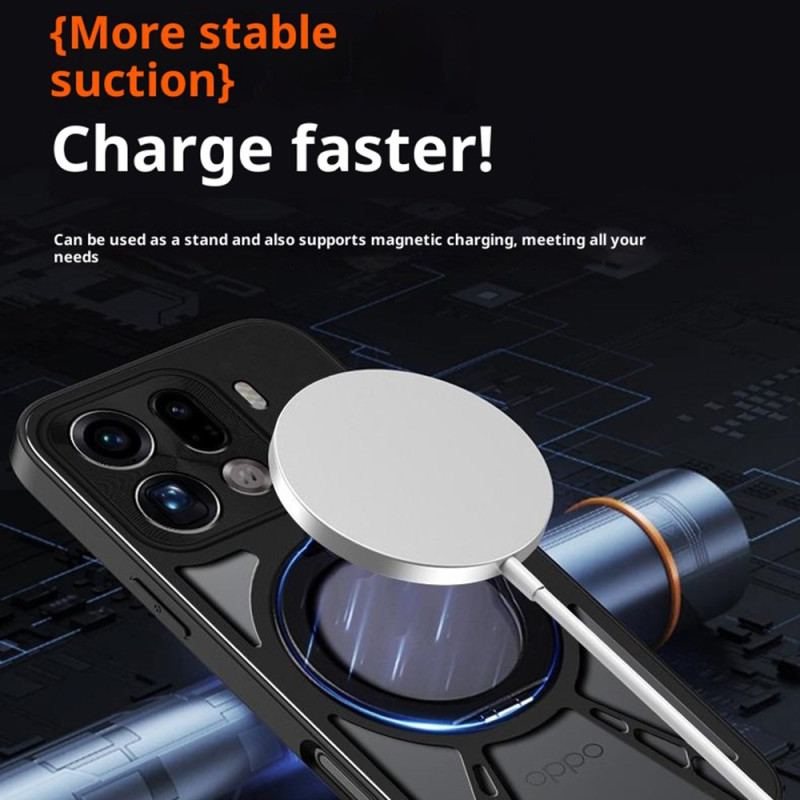 Skal Oppo Find X9 5g Roterande Magnetisk Fäste Och Värmeavledning