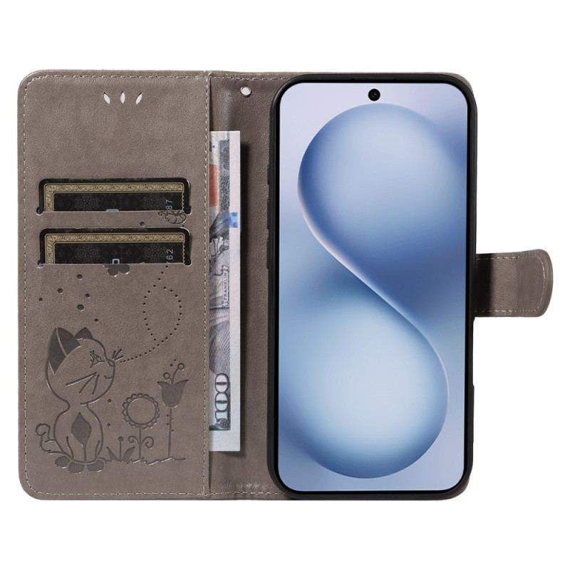 Fodral För Vivo X200 Fe Katt Och Bi