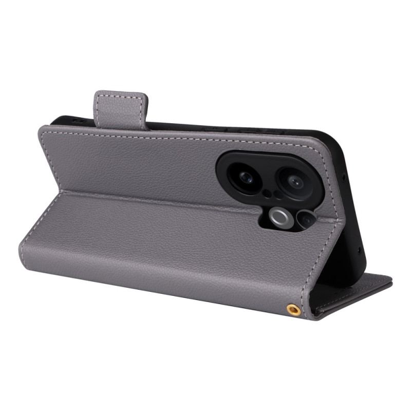 Fodral För Vivo X200 Fe Konstläder Med Rem