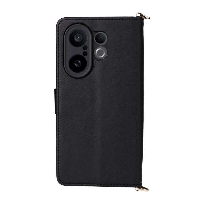 Fodral Vivo X200 Fe Quiltad Med Rem Och Axelrem