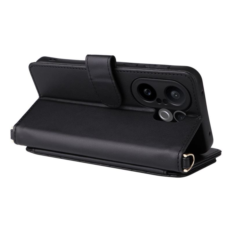 Fodral Vivo X200 Fe Quiltad Med Rem Och Axelrem