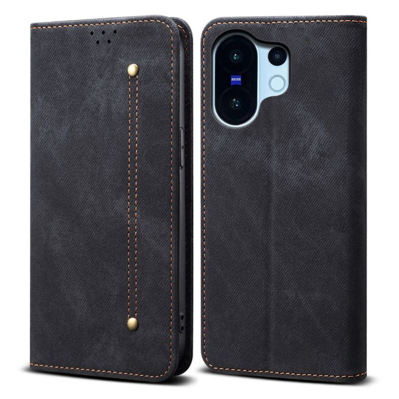 Folio-fodral Vivo X200 Fe Denimtyg