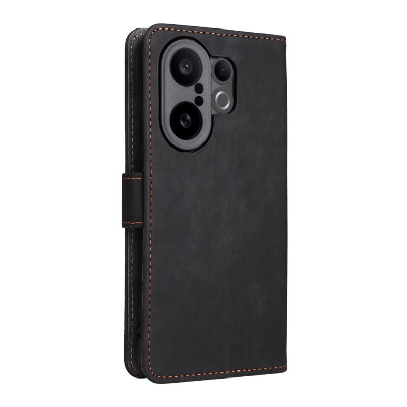 Läderfodral Vivo X200 Fe Telefonfodral Rem I Mockaeffekt